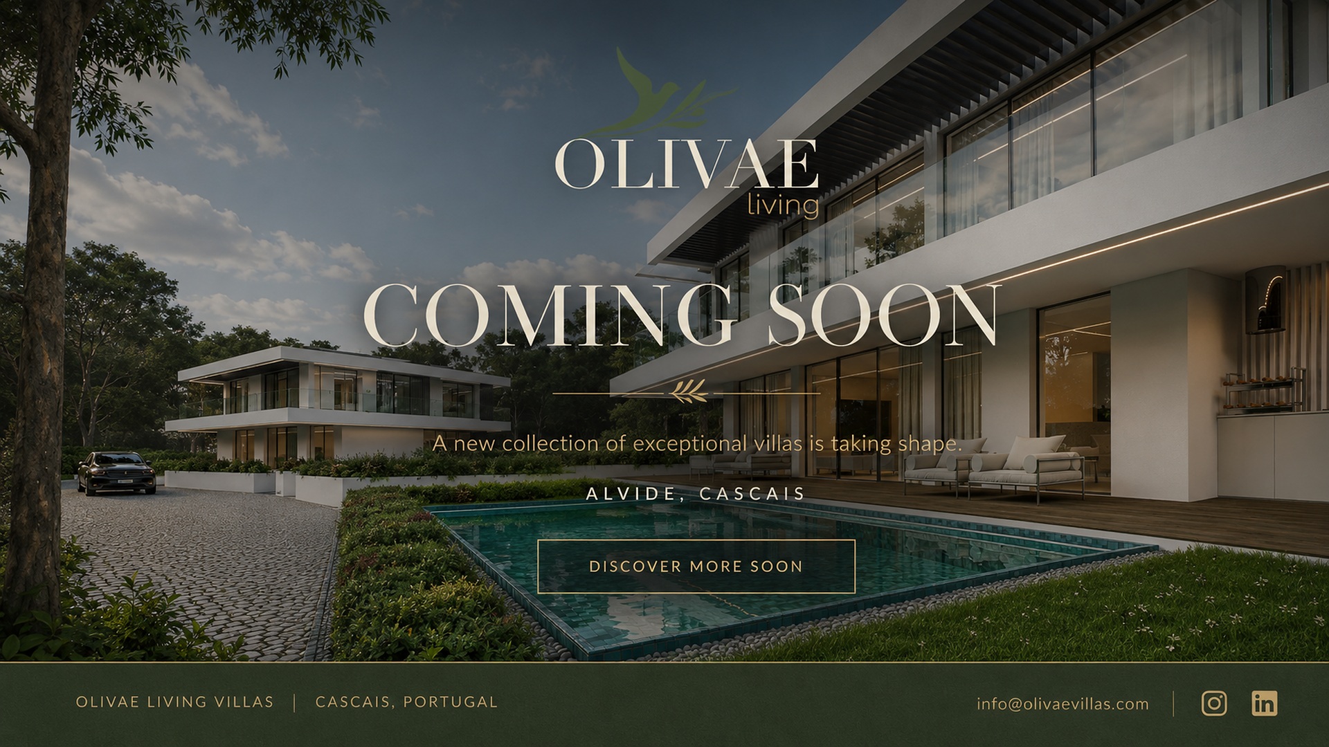 Olivae Living Villas, Alvide, Cascais — Coming Soon
